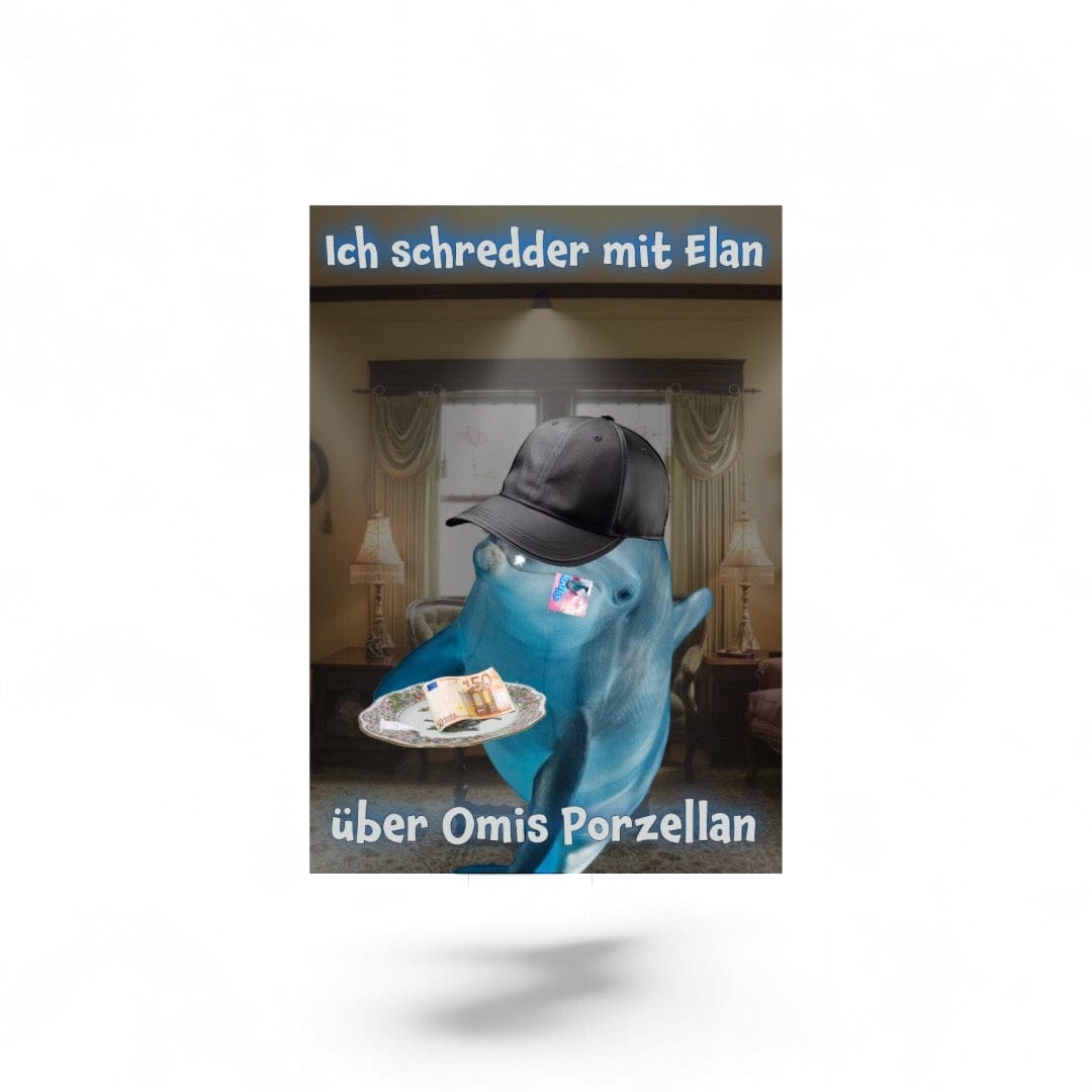 Wendeposter "Urlaub + Oma"