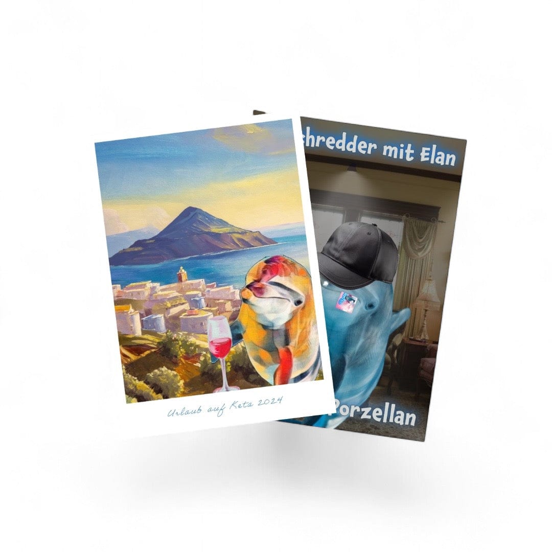 Wendeposter "Urlaub + Oma"