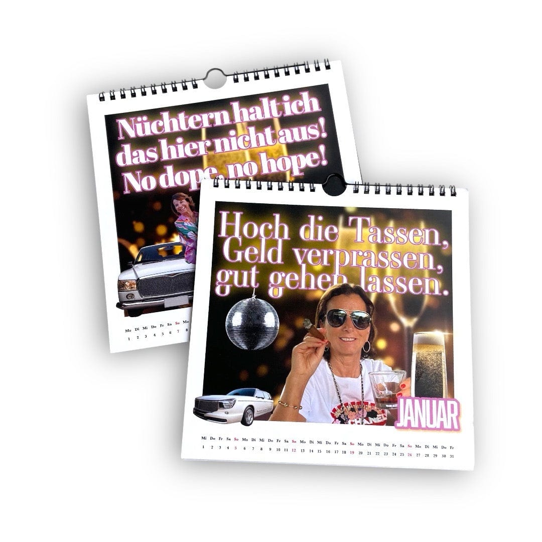 Der Claudia Obert Schampus-Kalender
