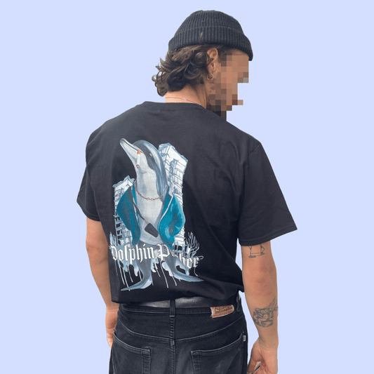 "Pusher" Shirt mit Front-Stick