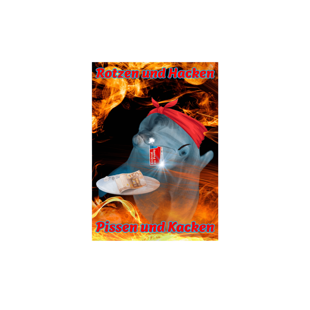 Wendeposter "Bett + Hacken"