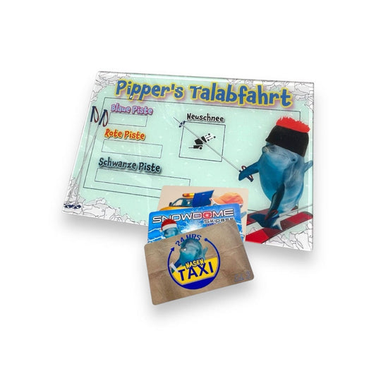 Brettchen und 3 Karten Bundle