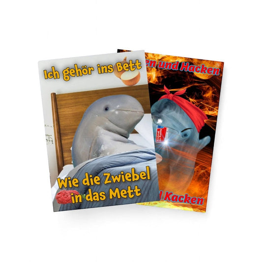 Wendeposter "Bett + Hacken"